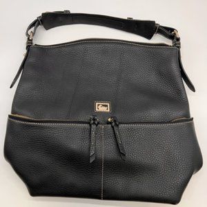 New Dooney & Bourke Zipper Pocket Satchel with Crossbody Strap and Dustbag